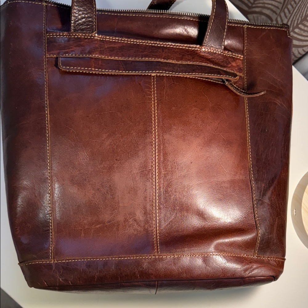 Wild West Los Angeles X Free People artisan leather tote bag - Picture 5 of 15